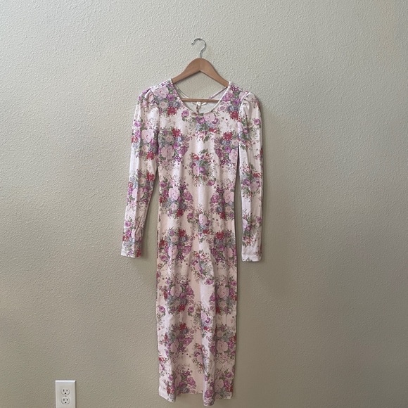 NWT LoveShackFancy Lisa Midi Dress - Picture 2 of 9